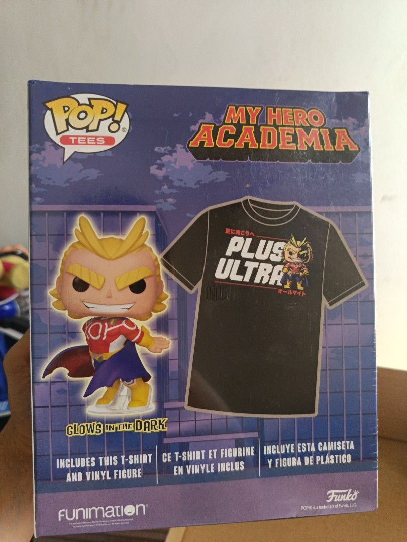 Funko Pop+Tees All Might Glow in the Dark Pop Sealed Medium (Category: Designer & Blind Box Toys) located in Rizal. Submitted by coolfindsshop (Listing ID 1343751949, Image 2). Description: All might Glow in the Dark Pop + Medium Tee RFS: Need funds for camera repair and dog items :) Meetups in Lrt antipolo station, cubao by sched grab and lalamove possible by buyer's booking Feel free to inquire!.
