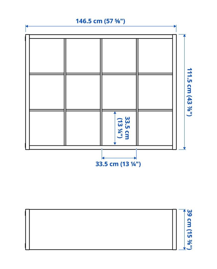 Kallax 3x4 Masse