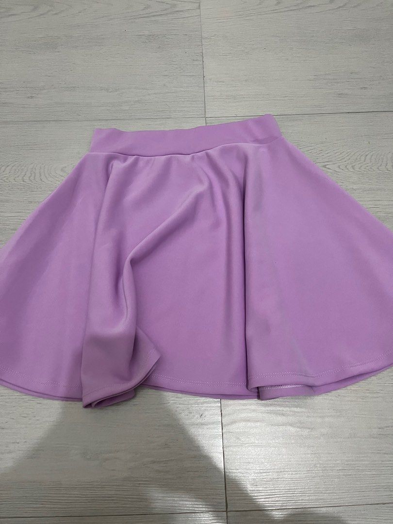 Lavender Skater Skirt (Category: Skirts) located in Malabon City. Submitted by netthings (Listing ID 1343780510, Image 1). Description: Fits 24-30 inches Used once .