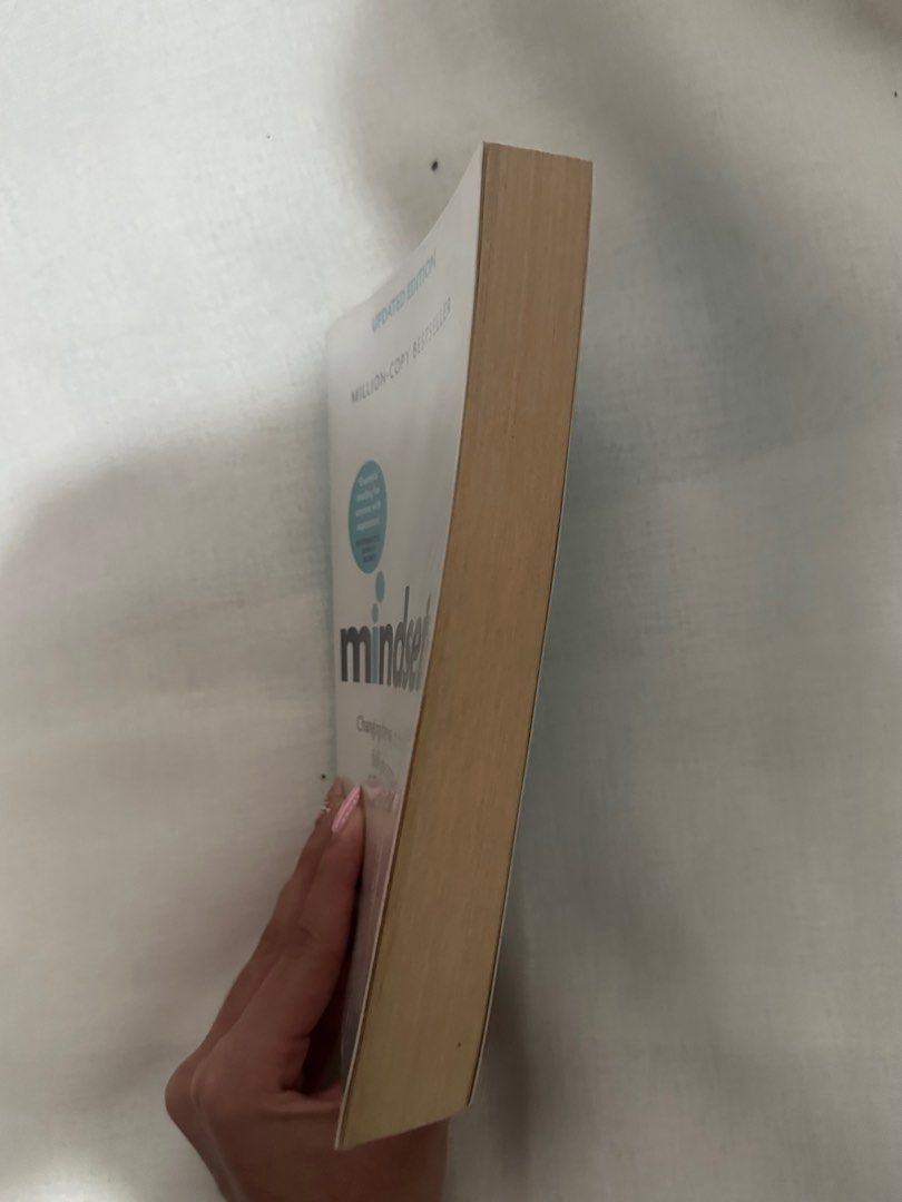 Mindset by Carol S Dweck (Category: Storybooks) located in Baguio. Submitted by stuffsbaguiooo (Listing ID 1343838253, Image 3). Description: Authentic, forgot where i bought it from 🤣 can send more pics Plastic cover can be removed upon request .