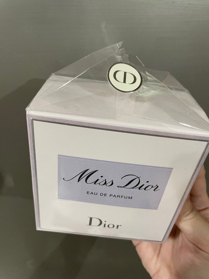 Miss Dior (Category: Fragrance & Deodorants) located in Quezon City. Submitted by pickitty (Listing ID 1343840009, Image 2). Description: Sprayed once thus yellow discoloration Authentic with paperbag, receipt.