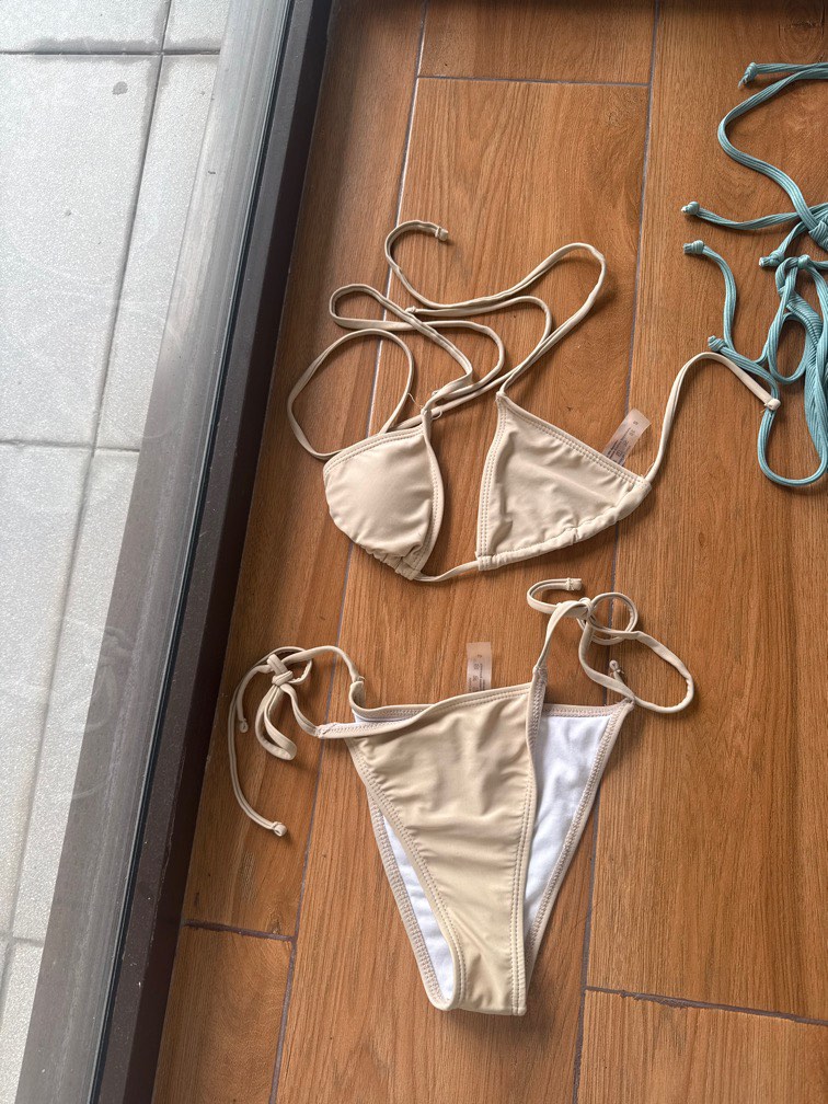 Nude bikini, Women's Fashion, Swimwear, Bikinis & Swimsuits on Carousell