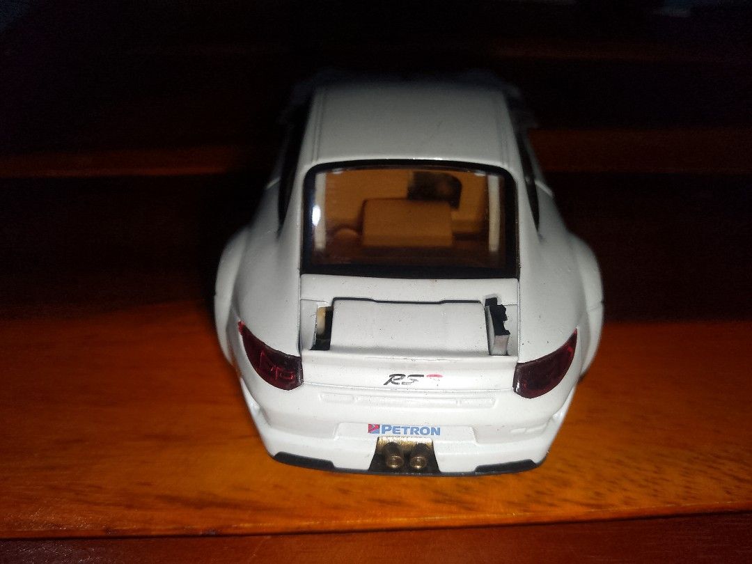 Petron GT3 RSR White Car (Category: Vehicle & Diecast Models) located in Caloocan City. Submitted by darrencadi29748 (Listing ID 1343821609, Image 3). Description: For sale!!! Petron GT3 RSR White Car Limited Edition - Like New - No issues po - No box included since pinangdisplay lang po sa kotse po - Negotiable papo Ang price - Rfs: Decluttering po ng mga gamit sa car😅 - Message lang po for details - Can do delivery (Jnt/Lalamove/Grab) - Can do