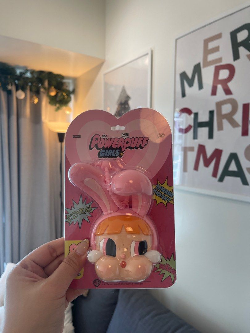 Pop Mart Powerpuff Blossom - Mirror Pendant (Category: Designer & Blind Box Toys) located in Manila. Submitted by declutterwnikki (Listing ID 1343760524, Image 2). Description: Pop Mart Powerpuff Blossom - Mirror Pendant.