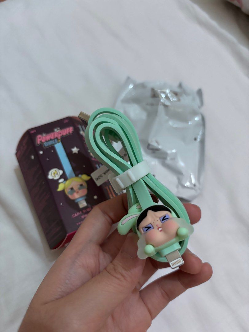 Popmart crybaby type c & iphone charger (Category: Chargers & Cables) located in Quezon City. Submitted by shopmycloset2022 (Listing ID 1343848176, Image 3). Description: 900 for both 450 each With bnf Brand new.
