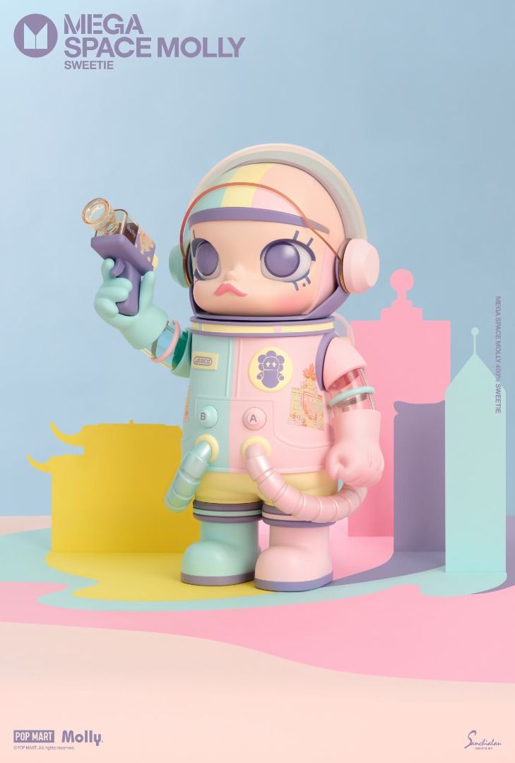 POPMART MEGA Space Molly Sweetie 100% Macau Exclusive