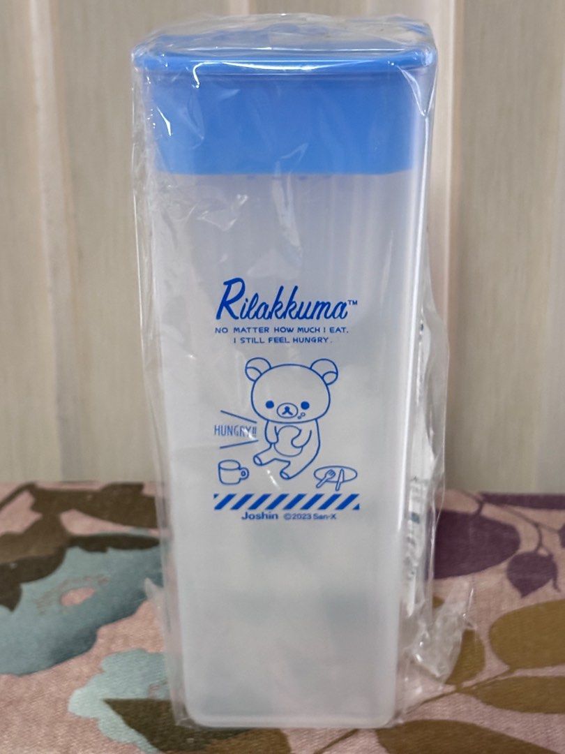 Sale! Rilakkuma cold tea 1L container with strainer (Category: Water Bottles & Tumblers) located in Calamba. Submitted by cur8d (Listing ID 1343816968, Image 1). Description: .