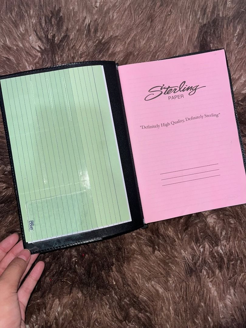 Sterling Binder Notebook (Category: Stationery & School Supplies) located in Caloocan City. Submitted by camellion_64 (Listing ID 1343872606, Image 3). Description: 🛍️ Located in Quezon City. 🚚 Shipping via Lalamove (Luzon only) – shipping fee shouldered by the buyer. 💵 Payment through GCash only. Selling this because I no longer need it! I can do meet-ups around QC only. DM me for inquiries! 🛒.