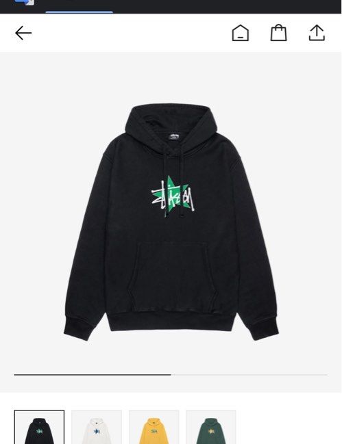 stussy star pigment hoodie Men s Fashion Coats Jackets and Outerwear on Carousell