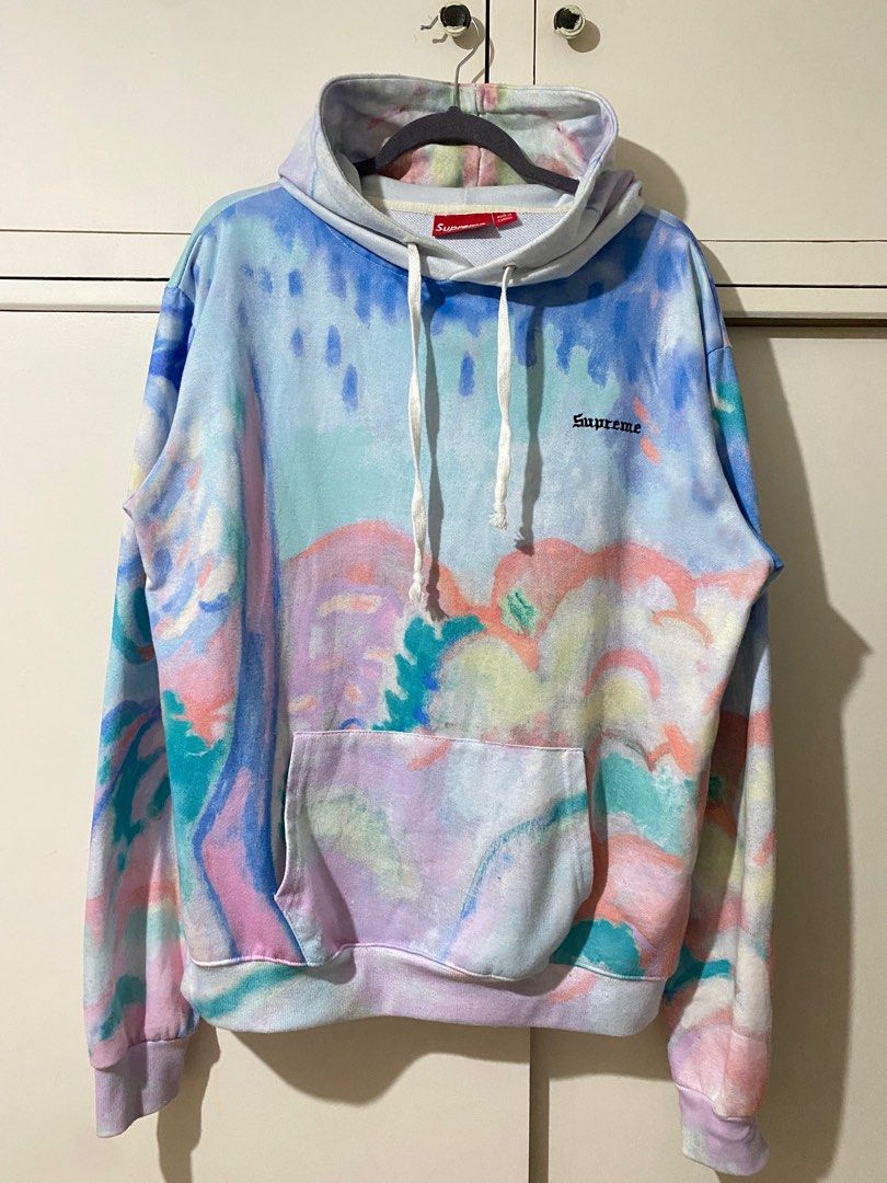 Supreme tie dye hoodie online