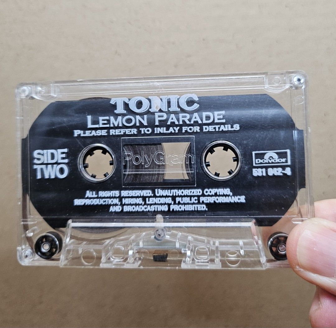 TONIC - LEMON PARADE (1996) ORIGINAL AUDIO CASSETTE TAPE, Hobbies ...
