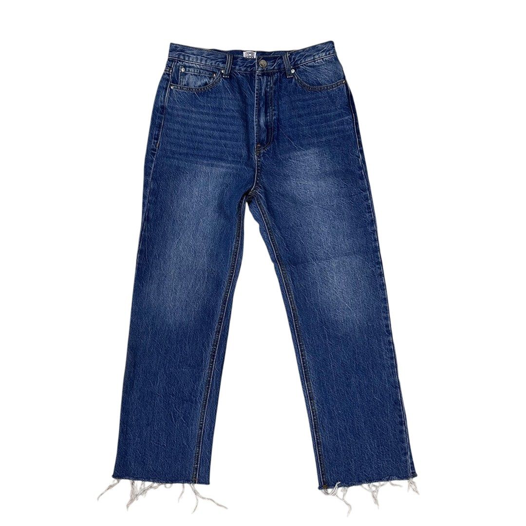 TOTEME | Barrel Leg Raw Hem Jeans (Category: Jeans) located in Lapu Lapu. Submitted by nervecloset (Listing ID 1343844585, Image 2). Description: TOTEME | Barrel Leg Raw Hem Jeans Fits 28-29 Actual measurements shown in photos Excellent condition 2250 + sf .