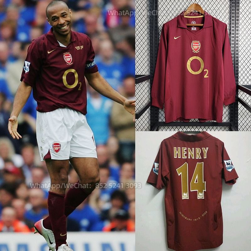 アーセナル ユニフォーム 14ホーム ナイキ 2005 アンリ ハイバリー
