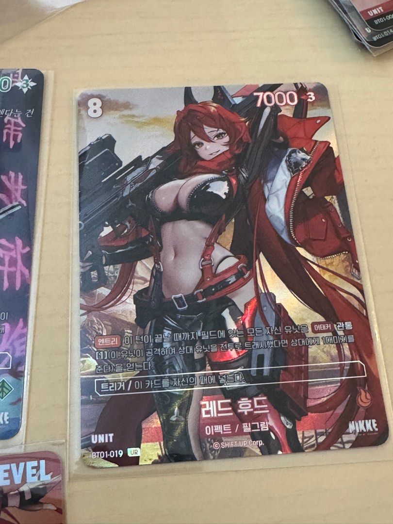 勝利の女神NIKKE 妮姬韓國Nivel Arena 收藏卡, 興趣及遊戲, 玩具& 遊戲