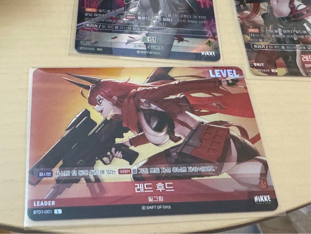 勝利の女神NIKKE 妮姬韓國Nivel Arena 收藏卡, 興趣及遊戲, 玩具& 遊戲