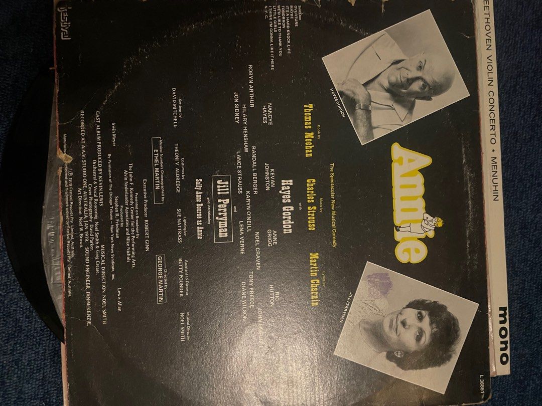 Annie Vinyl Record (Category: Portable Audio Accessories) located in Naic. Submitted by avin_pamplina (Listing ID 1343988731, Image 2). Description: Item location in Naic but can meet up on MRT/LRT station. freight care of buyer.