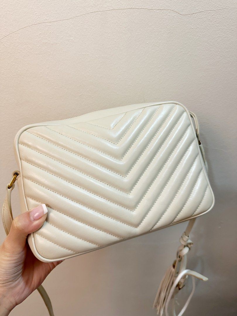 Authentic YSL camera lou bag (Category: Luxury Bags & Wallets) located in Manila. Submitted by shopelisse (Listing ID 1344023460, Image 2). Description: With dustbag.