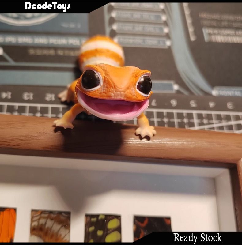 Bandai Blue Tongued Skinks & Fat Tailed Gecko 石龙子 蓝舌 守宫 肥尾 蜥蜴 Gashapon ...