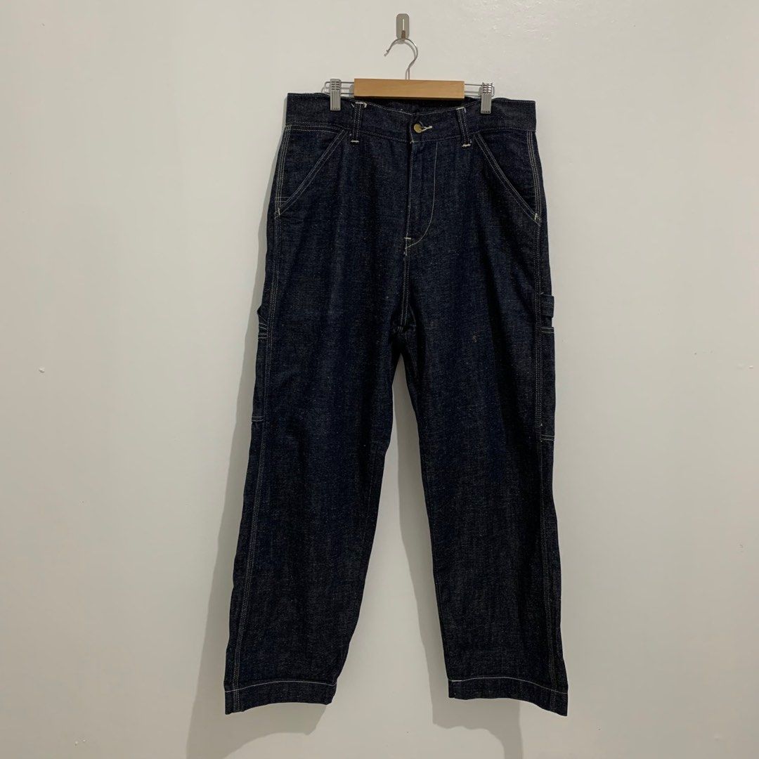 Bronson Carpenter Pants (Category: Jeans) located in Mendez-Nunez. Submitted by deetstreet (Listing ID 1343966874, Image 1). Description: Bronson Carpenter Pants Waist: 32 Front rise: 14 Hip: 24 Thigh: 14 Length: 40 Knee: 12 Inseam: 30 Leg opening: 9 + sf.