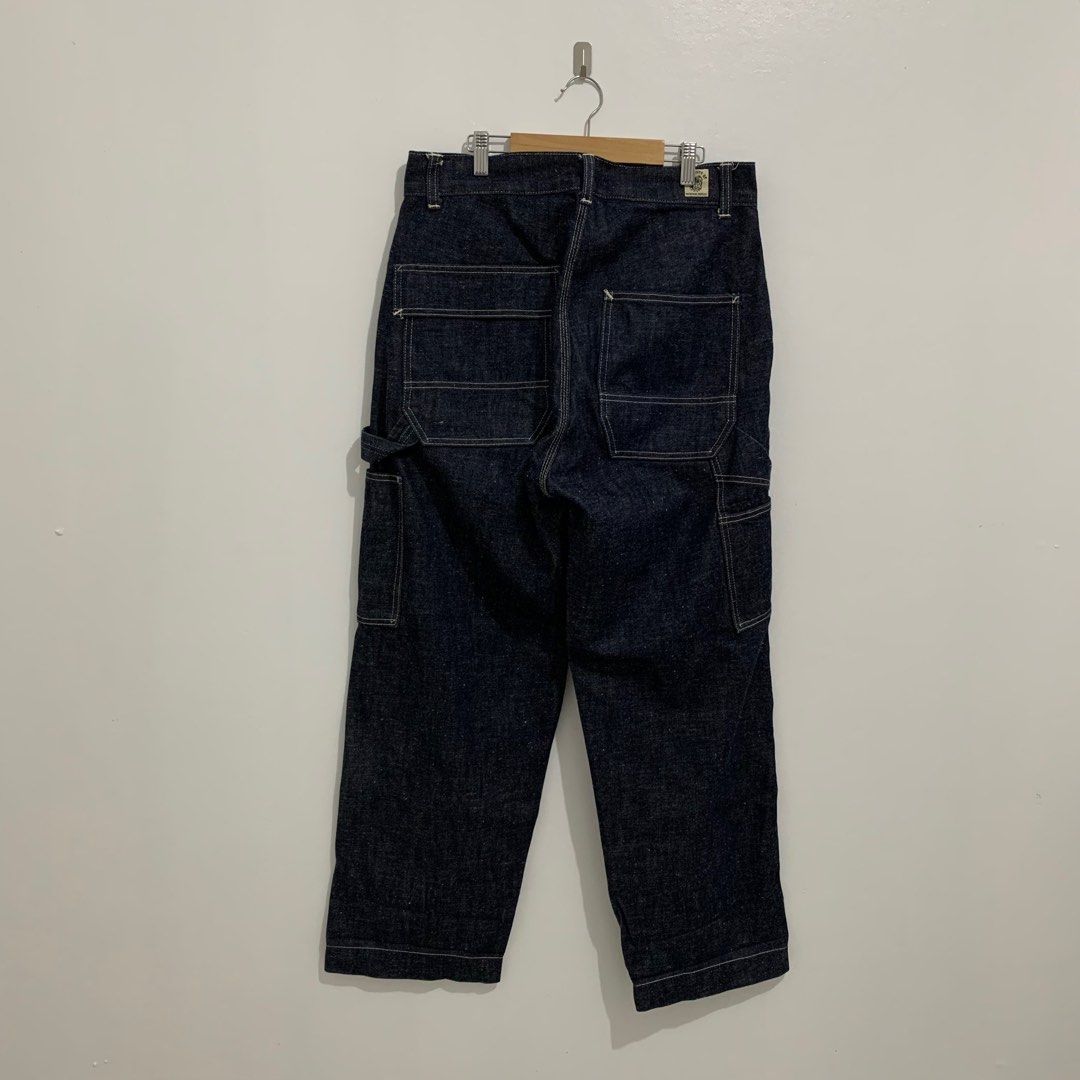 Bronson Carpenter Pants (Category: Jeans) located in Mendez-Nunez. Submitted by deetstreet (Listing ID 1343966874, Image 2). Description: Bronson Carpenter Pants Waist: 32 Front rise: 14 Hip: 24 Thigh: 14 Length: 40 Knee: 12 Inseam: 30 Leg opening: 9 + sf.