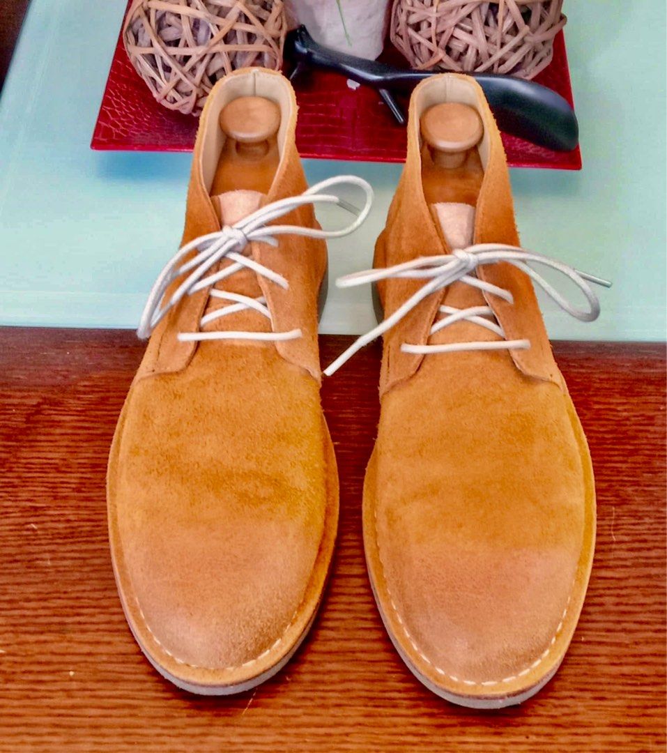 Cole Haan Camel Suede Desert Boots (Category: Boots) located in Paranaque City. Submitted by sole2squeeze (Listing ID 1344055188, Image 1). Description: Shoe tree excluded.