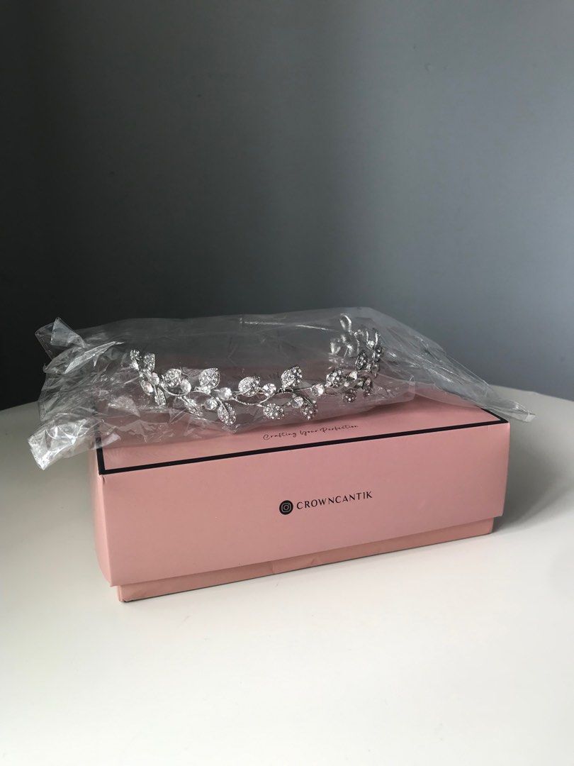 Crown Tunang Nikah Silver Simple Free Box & Wedding Checklist ...