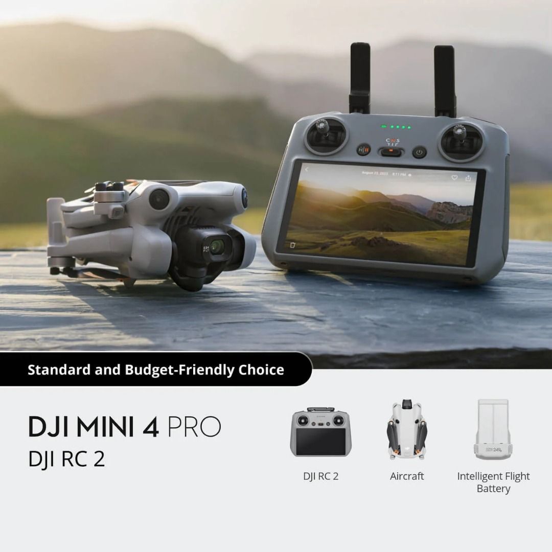 DJI MINI 4 PRO (RC 2) (Category: Drones) located in San Juan City. Submitted by urbangiz_greenhillsmall (Listing ID 1343924635, Image 2). Description: Key Features: > Compact and lightweight (under 250g) > Omnidirectional obstacle avoidance > APAS (Advance Pilot Assistance System) > Active Tracking > Up to 10km video transmission > 4K/60fps HDR video and 12MP photos > Active Track 360° > Waypoint flight cruise control > Quickshots, MasterShots, H