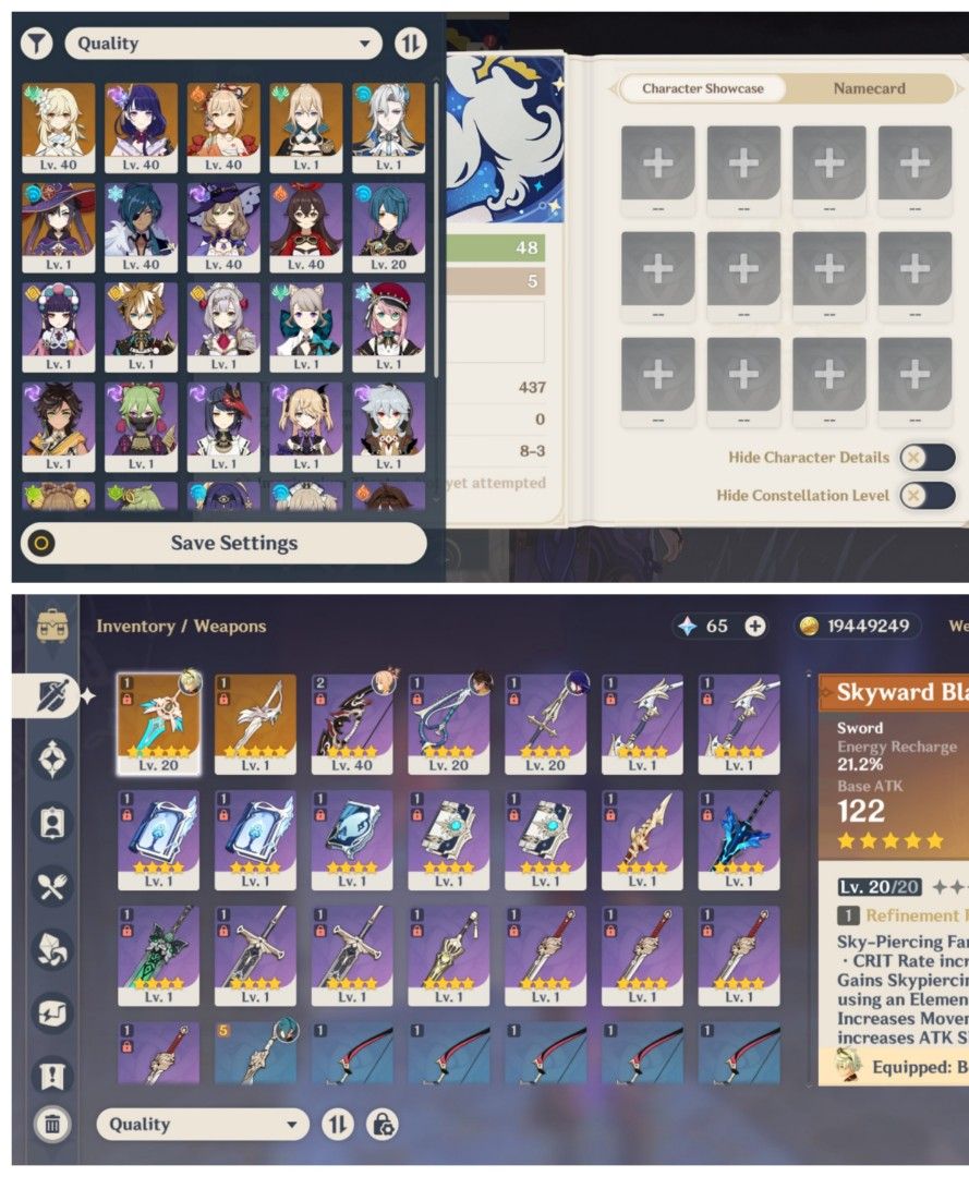 Genshin impact account (Category: Others) located in Cabanatuan. Submitted by zeroshopp (Listing ID 1343894821, Image 1). Description: .