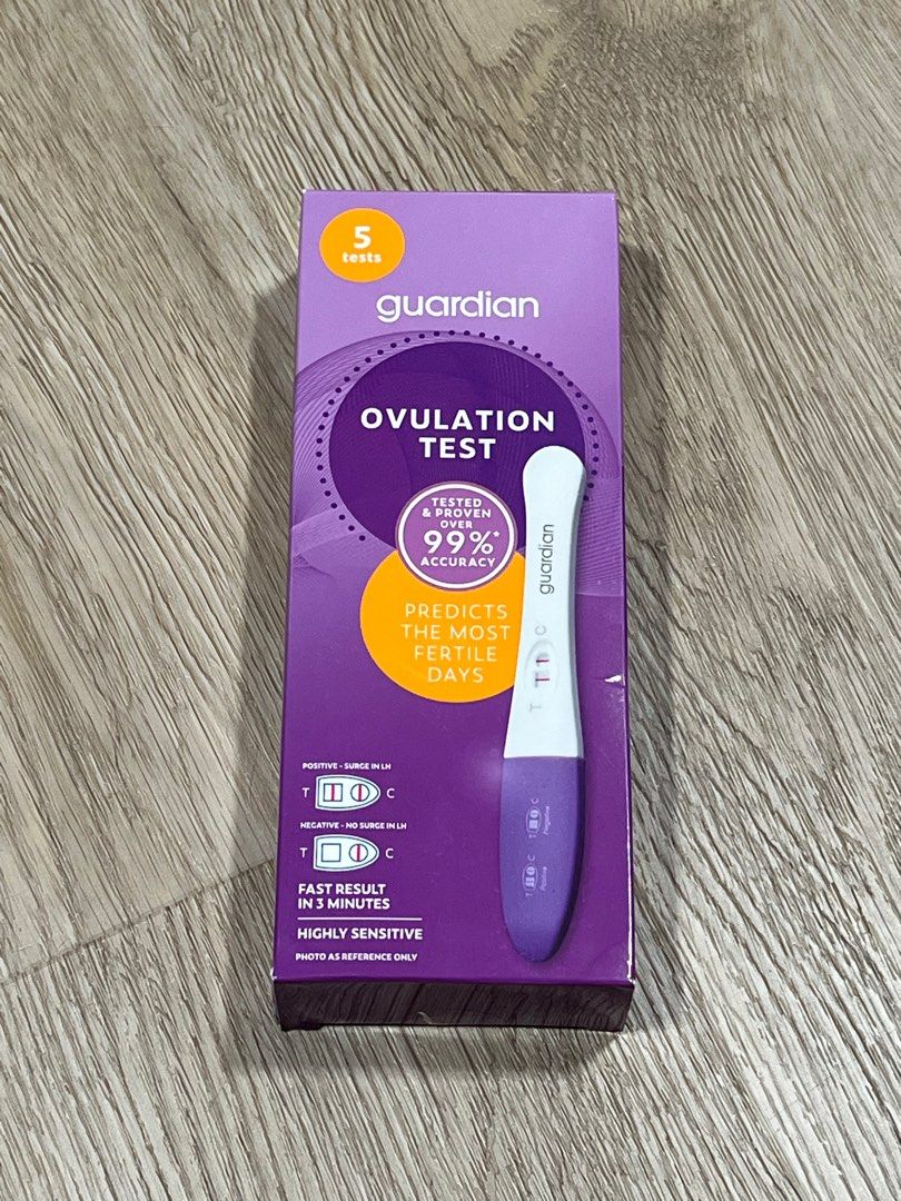 Guardian Ovulation Kit x2 (Category: Maternity Care) located in Singapore. Submitted by jss93 (Listing ID 1343966894, Image 3). Description: Brand new ovulation kit x2 in box, expiry date 2026 Feb.