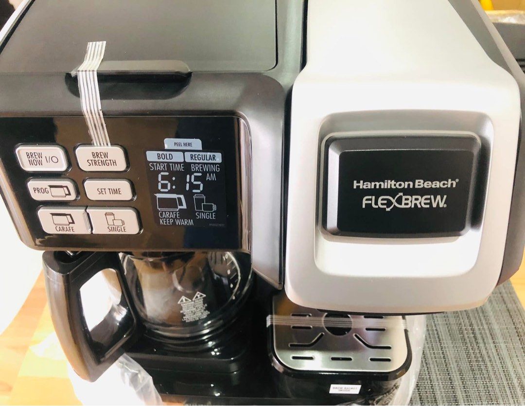 Hamilton Beach Flexbrew 2 - way Coffee maker 110v (Category: Coffee & Tea Tableware) located in Mandaluyong City. Submitted by its_me_jlah (Listing ID 1344053841, Image 3). Description: Item shipped from USA and never used Pls check pics Item currently valued from 10k-11k *last pic / 5th slide is for reference only from other site*.