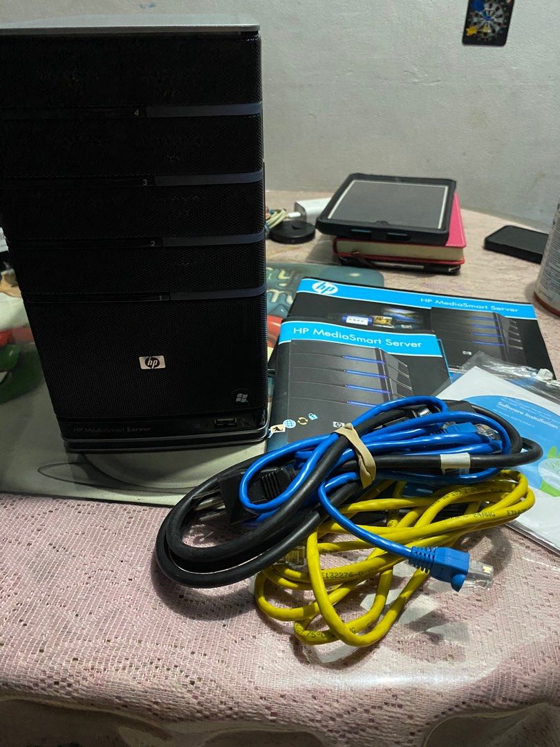 HP Media Server (NEGOTIABLE) (Category: Other Accessories) located in Manila. Submitted by eisoj0525 (Listing ID 1344035605, Image 2). Description: Windows Home Server Software 2.5GHz Intel Pentium Processor Dual-Core Expandable Design Network Backup Photo & Video Sharing Remote File Access Media Streaming HP Video Converter HP Media Collector Gigabit Ethernet NOTE: wala na pong box kc sinama lang s bagahe galing canada unit only with manual, cab