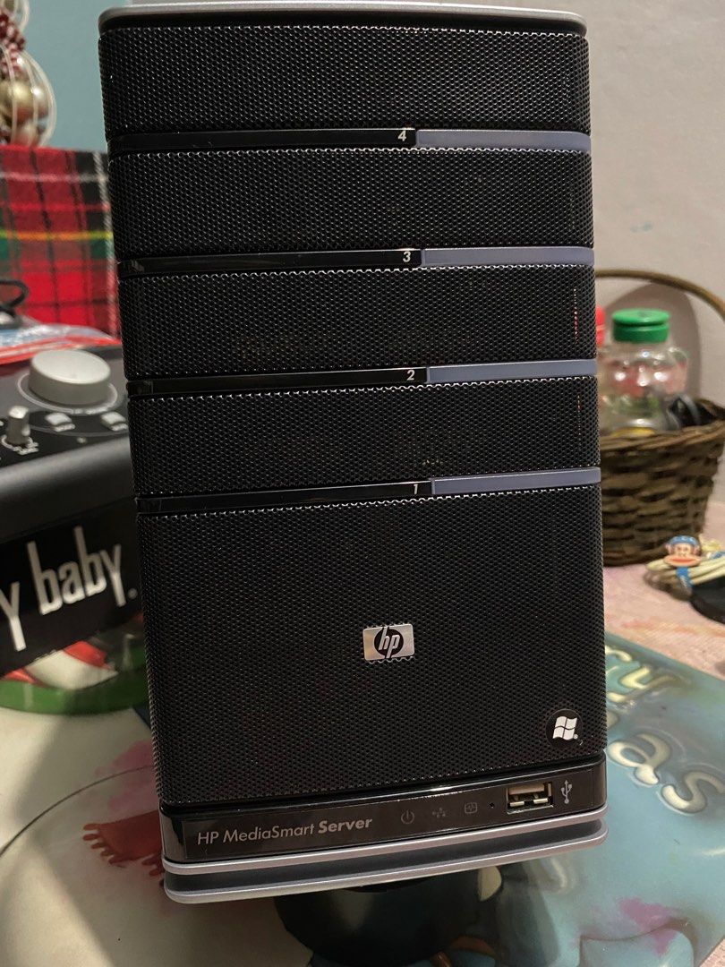 HP Media Server (NEGOTIABLE) (Category: Other Accessories) located in Manila. Submitted by eisoj0525 (Listing ID 1344035605, Image 3). Description: Windows Home Server Software 2.5GHz Intel Pentium Processor Dual-Core Expandable Design Network Backup Photo & Video Sharing Remote File Access Media Streaming HP Video Converter HP Media Collector Gigabit Ethernet NOTE: wala na pong box kc sinama lang s bagahe galing canada unit only with manual, cab
