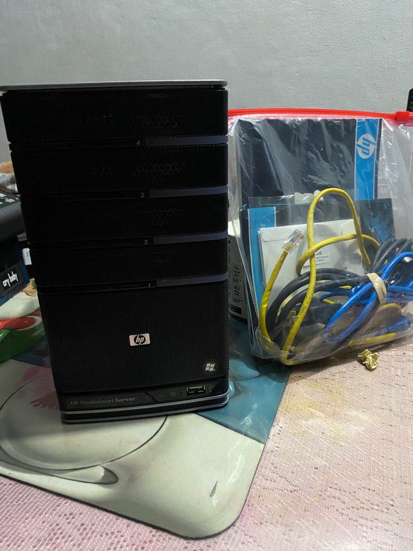 HP Media Server (NEGOTIABLE) (Category: Other Accessories) located in Manila. Submitted by eisoj0525 (Listing ID 1344035605, Image 1). Description: Windows Home Server Software 2.5GHz Intel Pentium Processor Dual-Core Expandable Design Network Backup Photo & Video Sharing Remote File Access Media Streaming HP Video Converter HP Media Collector Gigabit Ethernet NOTE: wala na pong box kc sinama lang s bagahe galing canada unit only with manual, cab