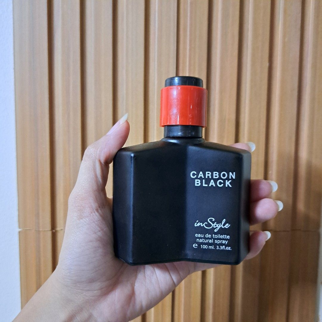 InStyle - Carbon Black For Men EDT (Category: Fragrance & Deodorants) located in Manila. Submitted by yhanies.corner (Listing ID 1343914760, Image 2). Description: InStyle - Carbon Black For Men EDT 100 ML Bought in UAE 🇦🇪 mop: gcash/ bank transfer mod: lalamove / j&t.