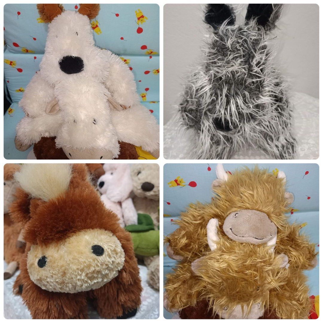 Jellycat truffle pony horse sheep dog Highland Cow Special