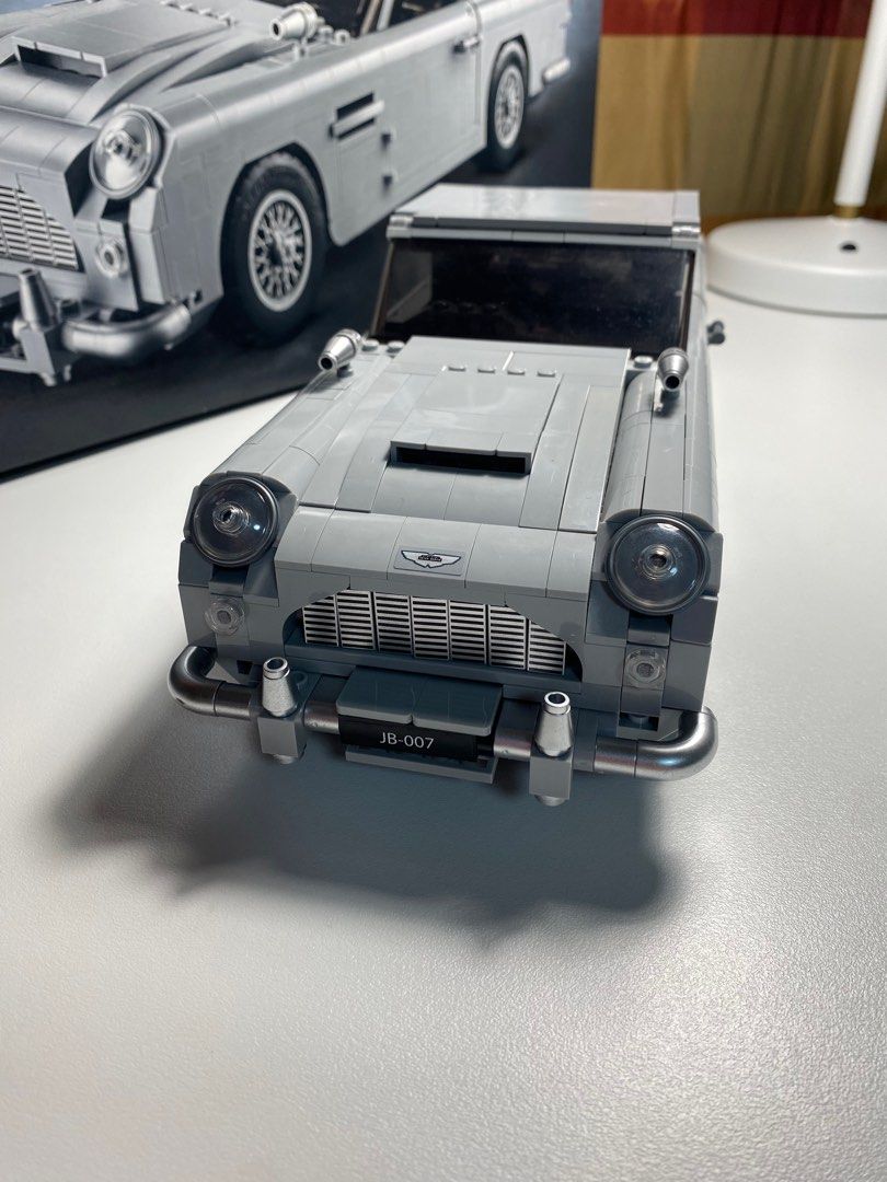 LEGO Aston Martin DB5 James Bond (Category: Lego & Building Sets) located in Manila. Submitted by toysandtreasures (Listing ID 1343999301, Image 2). Description: FOR SALE!!! LEGO Aston Martin DB5 *Price: 8.5k pesos only *Original Price of almost 20k pesos *Complete Box, Instructions and parts *1295pcs and has special features like seat ejection, hidden missiles, rotating plate number, weapons on the wheel and more. Meet ups: Manila area or shippi