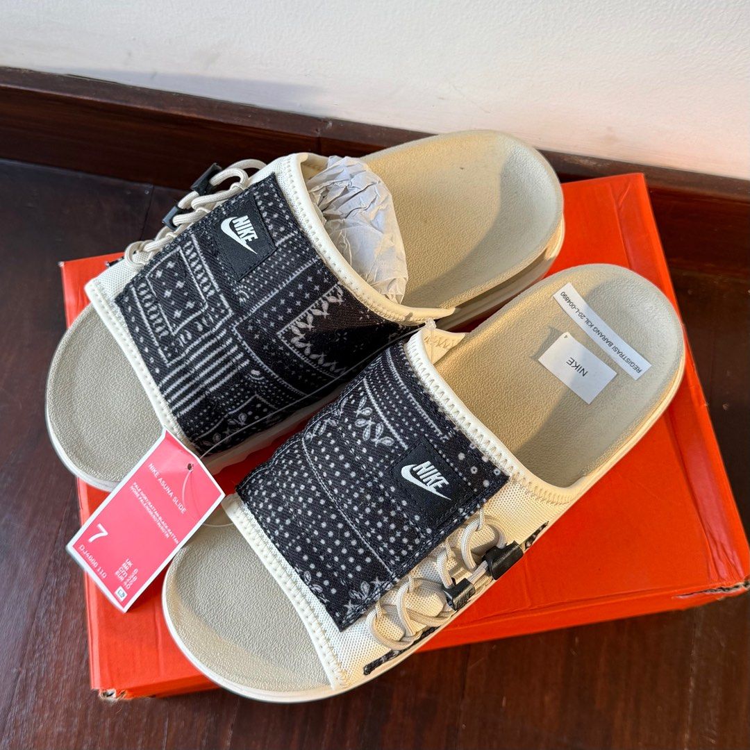 nike asuna slide paisley