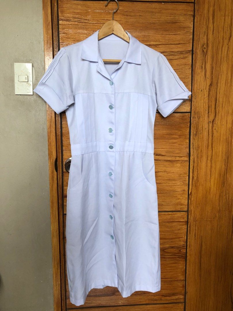 Nursing Clinical Uniform (Dress & Apron) (Category: Dresses) located in Manila. Submitted by 411_____ (Listing ID 1343952403, Image 3). Description: fits s-m.