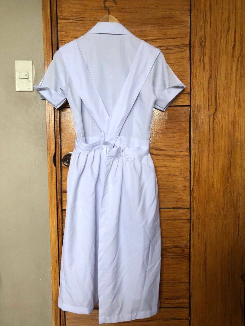 Nursing Clinical Uniform (Dress & Apron) (Category: Dresses) located in Manila. Submitted by 411_____ (Listing ID 1343952403, Image 2). Description: fits s-m.