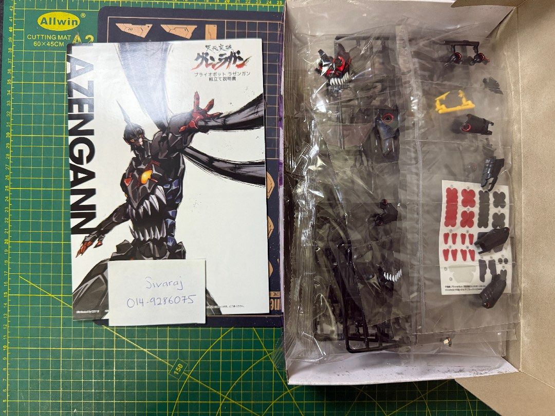 Plaiobot Gurren Lagann Lazengann Plastic Model, Hobbies & Toys, Toys ...