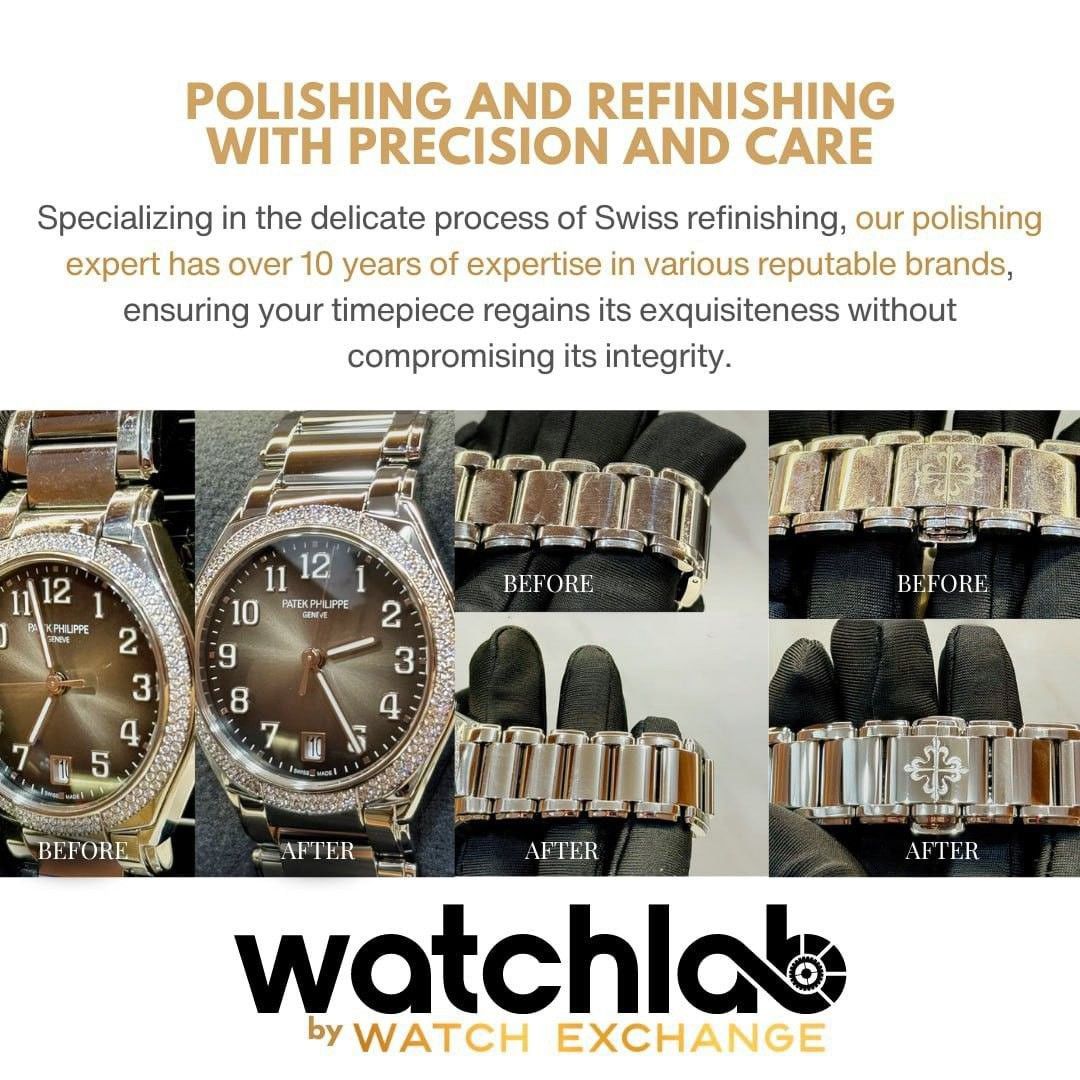 Watch Refinement Professional Polishing and Refinishing for Rolex, Patek Philippe ...