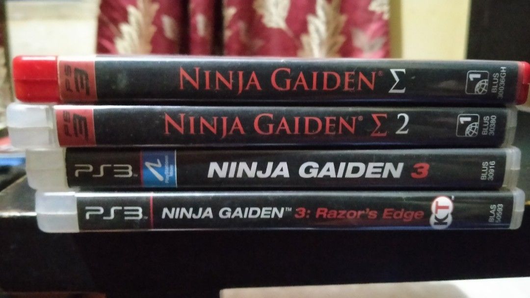 PS3 Ninja Gaiden Collection (Category: PlayStation) located in Pasay City. Submitted by silentbear_c00b58 (Listing ID 1343970556, Image 2). Description: Pre-loved PS3 Ninja Gaiden Collection Selling my collection of pre-loved PS3 Ninja Gaiden games. Perfect for fans of fast-paced action and challenging combat! Titles & Prices: Ninja Gaiden Sigma - ₱500 Ninja Gaiden 2 - ₱500 Ninja Gaiden 3 - ₱400 Ninja Gaiden 3: Razor's Edge - SOLD Bundle Price: G