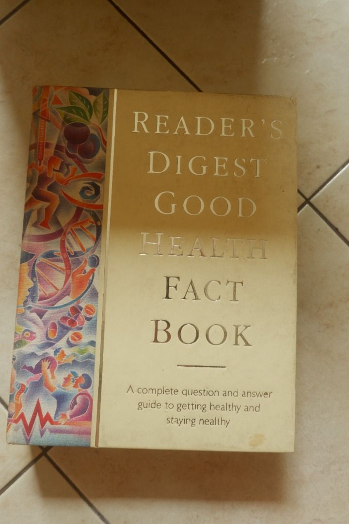 Reader's Digest Good Health Fact Book (Category: Textbooks) located in Quezon City. Submitted by miletdeclutters (Listing ID 1343900808, Image 1). Description: hardbound book printed on glossy paper; colored pages has slight flaw on spine has some foxing on edge good condition overall Published by Reader's Digest (1995; First Edition).