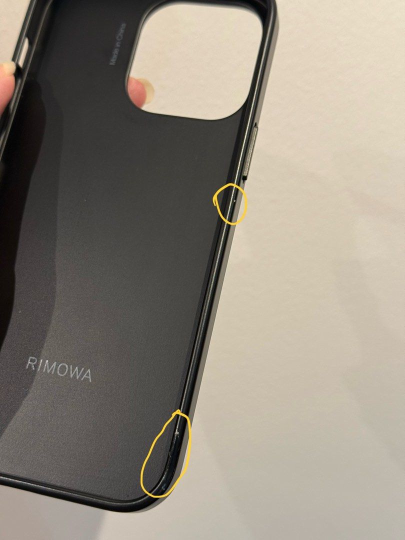 iPhoneアクセサリー RIMOWA iPhone14Pro Rimowa iPhone 14 Pro Max Matt Black Case - Polycarbonate, Mobile