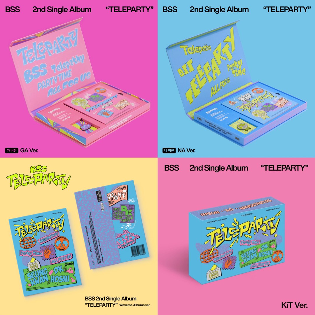 BSS SEVENTEEN 2ND SINGLE ALBUM TELEPARTY 2 切なく ver set