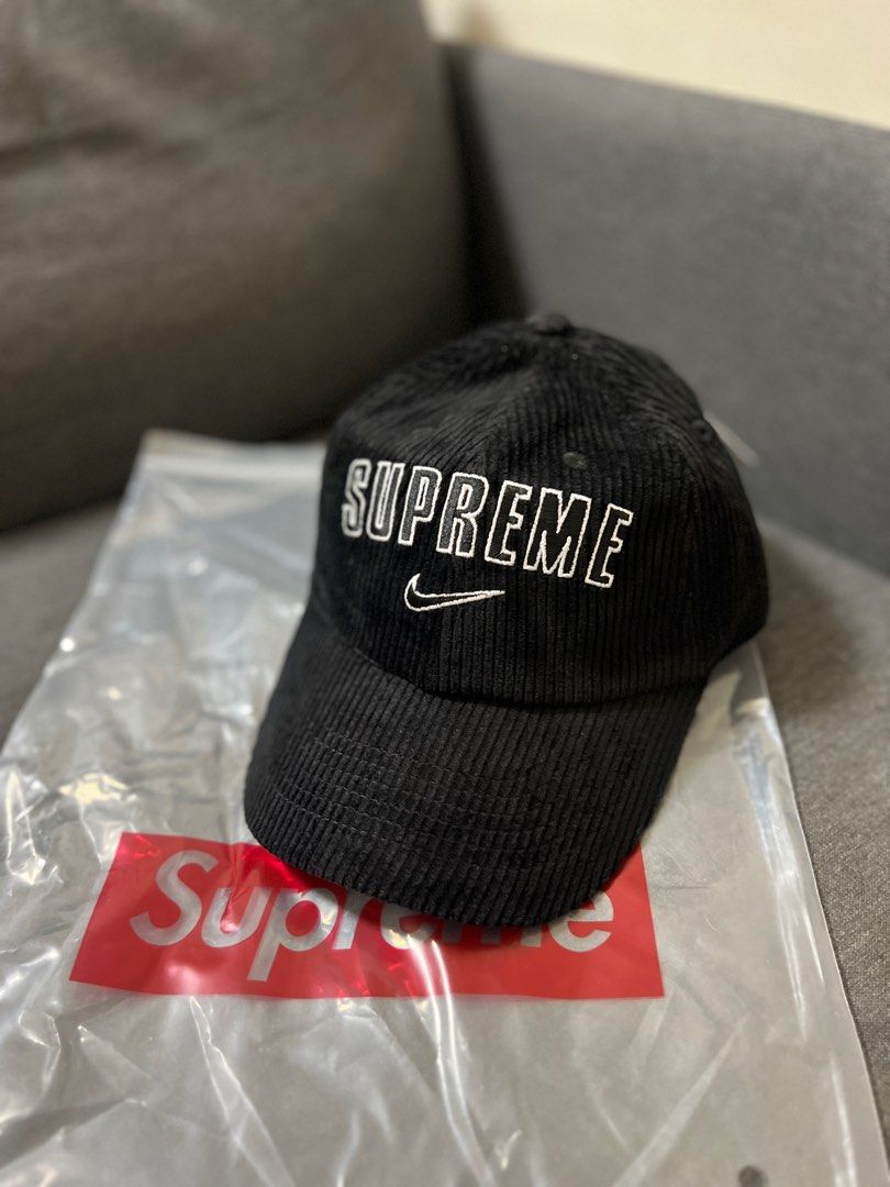Supreme x Nike Arc corduroy 6-panel cap 燈芯絨 帽子