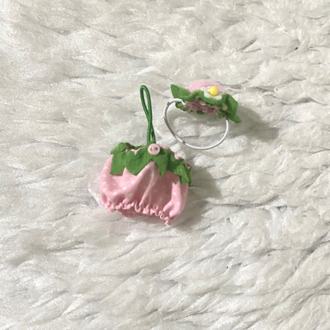 Sylvanian Families Strawberry Baby Clothes (critter not included) (Category: Babies & Kids Fashion) located in Bulacan. Submitted by caliecos (Listing ID 1344006762, Image 2). Description: • strawberry baby clothes only (critter not included) • can fit sonny angel • bulacan • j&t only .