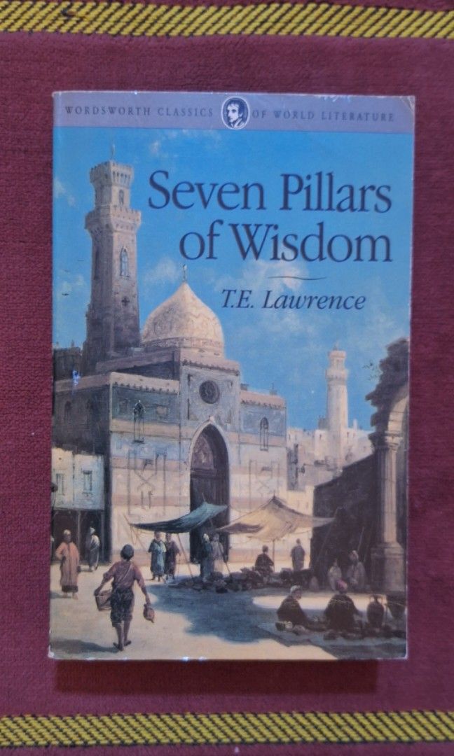 T. E. Lawrence - Seven Pillars Of Wisdom (Category: Storybooks) located in Makati City. Submitted by boyojack (Listing ID 1343917237, Image 1). Description: Very Good condition. Pm me for more info on the book. LOCATION: MAKATI MOP: GCASH, MAYA, METROBANK MOD: LALAMOVE, GOGOEXPRESS, J&T, LBC.
