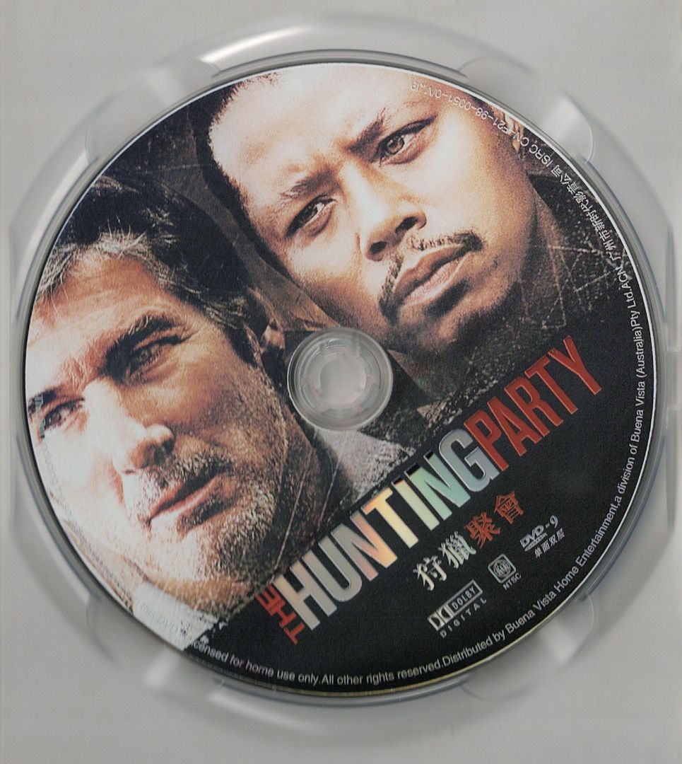 The Hunting Party ***original dvd*** (Category: CDs & DVDs) located in Pasig City. Submitted by armcjay (Listing ID 1344001199, Image 2). Description: DVD Code: Region 1 This is a pre-owned, authentic item, from my own DVD collection. The disk may contain minor scratches, marks or dirt, and is playable with commercial DVD players and computers. I don't sell defective item here. No return / no exchange..