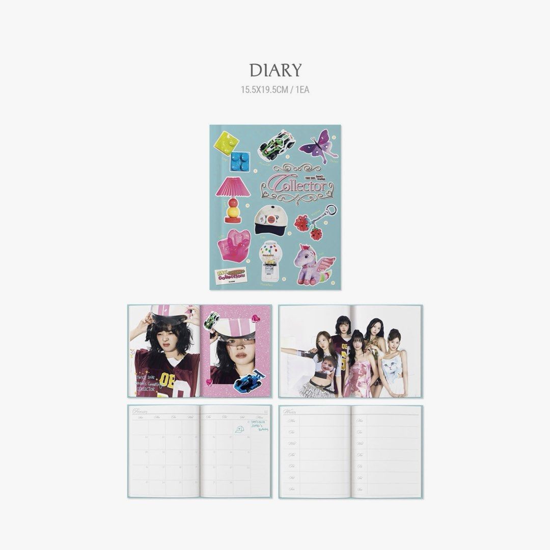 ( 🈶) (多圖) TWICE 2025 Season’s Greetings SG 年曆 枱曆 台曆 特典 配置 內容物, 興趣及遊戲